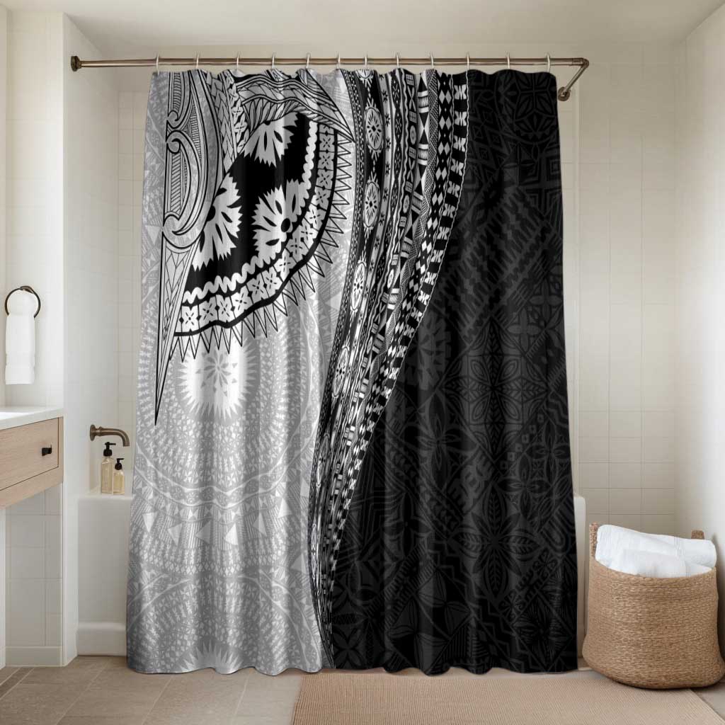 Fijian Masi Tattoos Bathroom Set with Tapa Tribal Pattern - Polynesian Pride