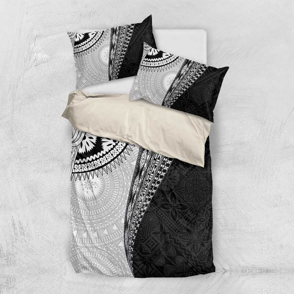 Fijian Masi Tattoos Bedding Set with Tapa Tribal Pattern - Polynesian Pride