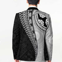 Fijian Masi Tattoos Blazer with Tapa Tribal Pattern LT03 - Polynesian Pride