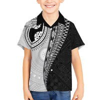 Fijian Masi Tattoos Family Matching Puletasi and Hawaiian Shirt with Tapa Tribal Pattern - Polynesian Pride