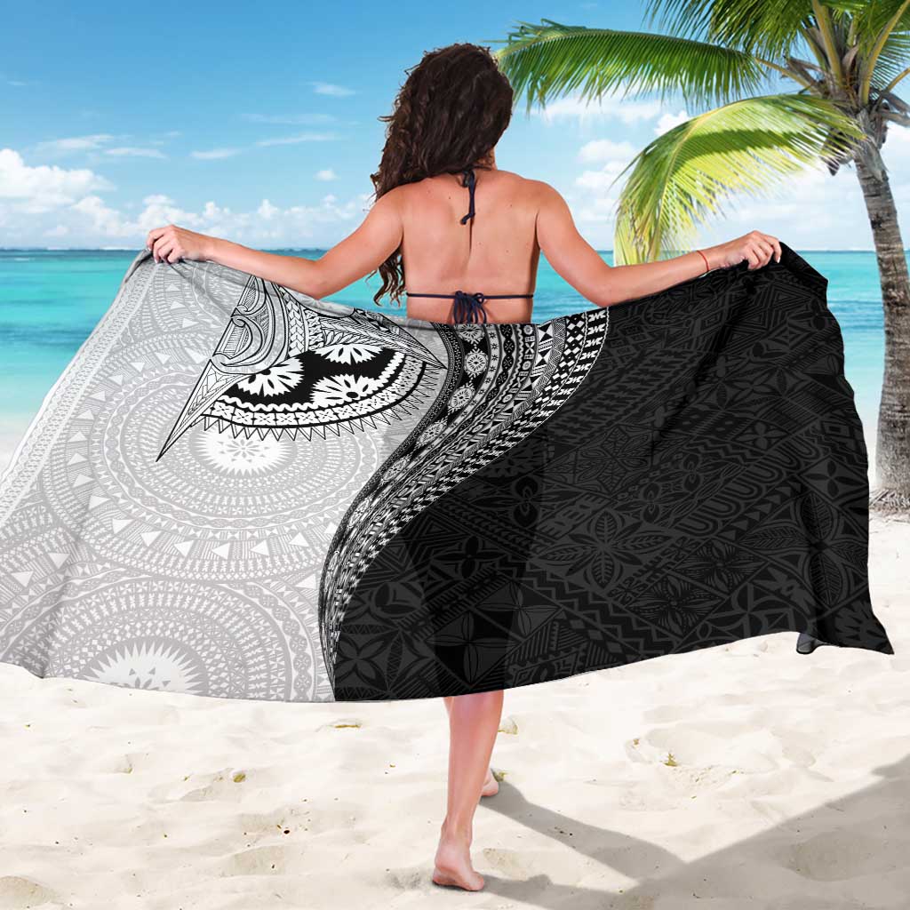 Fijian Masi Tattoos Sarong with Tapa Tribal Pattern LT03 - Polynesian Pride