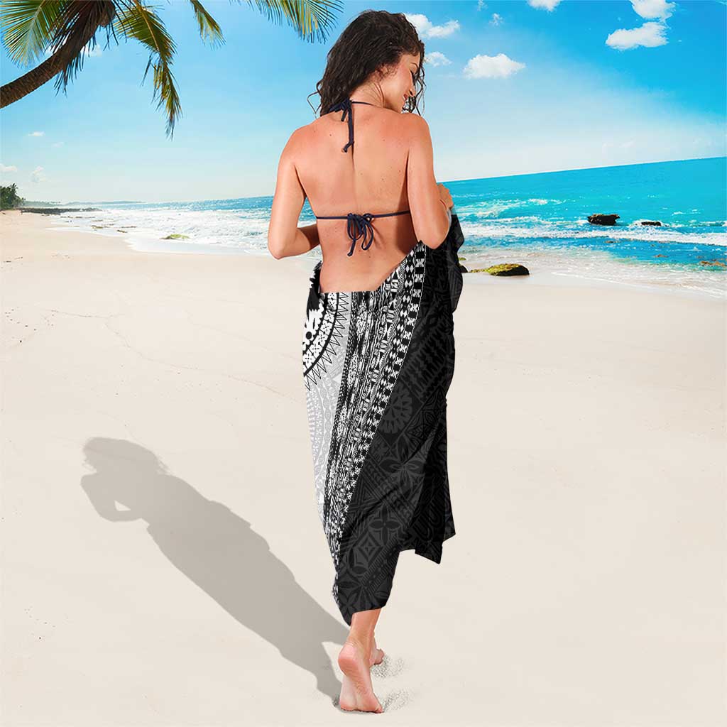 Fijian Masi Tattoos Sarong with Tapa Tribal Pattern LT03 - Polynesian Pride