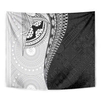 Fijian Masi Tattoos Tapestry with Tapa Tribal Pattern - Polynesian Pride
