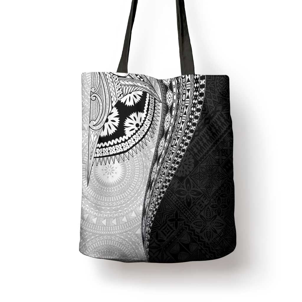 Fijian Masi Tattoos Tote Bag with Tapa Tribal Pattern LT03 - Polynesian Pride