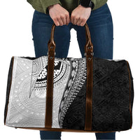 Fijian Masi Tattoos Travel Bag with Tapa Tribal Pattern - Polynesian Pride
