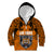 Custom PNG Lae Snax Tigers Rugby Kid Hoodie The Tigers Head and PNG Bird Polynesian Tattoo LT03 - Polynesian Pride