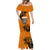 Custom PNG Lae Snax Tigers Rugby Mermaid Dress The Tigers Head and PNG Bird Polynesian Tattoo LT03 - Polynesian Pride