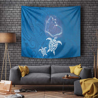 Cook Islands Manihiki Atoll Tapestry Maori Turtle and Polynesian Pattern