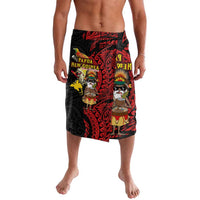 Papua New Guinea Christmas Lavalava Funny Melanesian Santa with Bird-of-paradise Tribal Style - Polynesian Pride