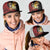 Papua New Guinea Christmas Mesh Trucker Cap Funny Melanesian Santa with Bird-of-paradise Tribal Style - Polynesian Pride