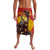 Australia and Papua New Guinea Together Lavalava Bird-of-paradise and Kangaroo with Oro Tapa and Aboriginal Art Motifs - Polynesian Pride