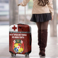 Tongan Culture Luggage Cover Ngatu Art Tattoo and Emblem of Tonga