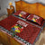 Tongan Christmas Quilt Bed Set Kilisimasi Fiefia with Ngatu Art Tattoo