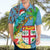 Fijians Iguana Tagimoucia Christmas Hawaiian Shirt Christmas Palm Tree and Hibiscus