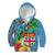 Fijians Iguana Tagimoucia Christmas Kid Hoodie Christmas Palm Tree and Hibiscus