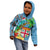 Fijians Iguana Tagimoucia Christmas Kid Hoodie Christmas Palm Tree and Hibiscus