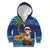 The Funny Santa Wears Sulu Christmas Kid Hoodie Fijian Christmas Palm Tree With Masi Art Tattoo