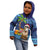 The Funny Santa Wears Sulu Christmas Kid Hoodie Fijian Christmas Palm Tree With Masi Art Tattoo