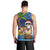 The Funny Santa Wears Sulu Christmas Men Tank Top Fijian Christmas Palm Tree With Masi Art Tattoo