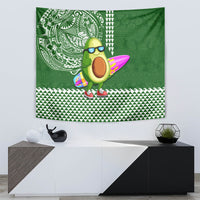 Hawaii Tapestry Aloha Funny Avocado Mix Kakau Hawaiian Tribal LT03 - Polynesian Pride