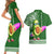 Aloha Avocado Funny Fruits Custom Couples Matching Short Sleeve Bodycon Dress and Hawaiian Shirt Mix Hawaiian Kakau Tribal LT03 - Polynesian Pride