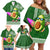 Aloha Avocado Funny Fruits Custom Family Matching Off Shoulder Short Dress and Hawaiian Shirt Mix Hawaiian Kakau Tribal LT03 - Polynesian Pride