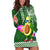 Aloha Avocado Funny Fruits Custom Hoodie Dress Mix Hawaiian Kakau Tribal LT03 Green - Polynesian Pride