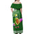 Aloha Avocado Funny Fruits Custom Off Shoulder Maxi Dress Mix Hawaiian Kakau Tribal LT03 - Polynesian Pride