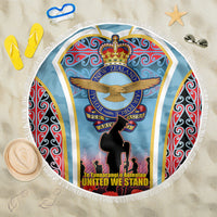 Royal New Zealand Air Force ANZAC Day Beach Blanket Te Tauaarangi o Aotearoa LT03 One Size 150cm Blue - Polynesian Pride