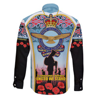 Royal New Zealand Air Force ANZAC Day Family Matching Short Sleeve Bodycon Dress and Hawaiian Shirt Te Tauaarangi o Aotearoa LT03 - Polynesian Pride