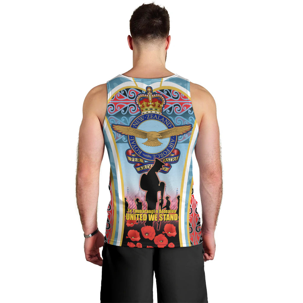 Royal New Zealand Air Force ANZAC Day Men Tank Top Te Tauaarangi o Aotearoa LT03 - Polynesian Pride