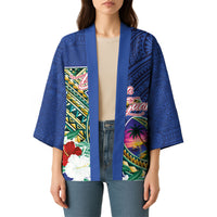 Guam Chamorro Kimono Tribal Latte Stone and Seal Artwork Polynesian Patterns