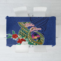 Guam Chamorro Tablecloth Tribal Latte Stone and Seal Artwork Polynesian Patterns