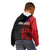 Personalised Samoa 685 Kid Hoodie Siapo Pattern and Samoa Flag Design