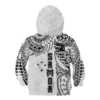 Samoa 685 Art Traditional Tattoo Pattern Kid Hoodie White Color