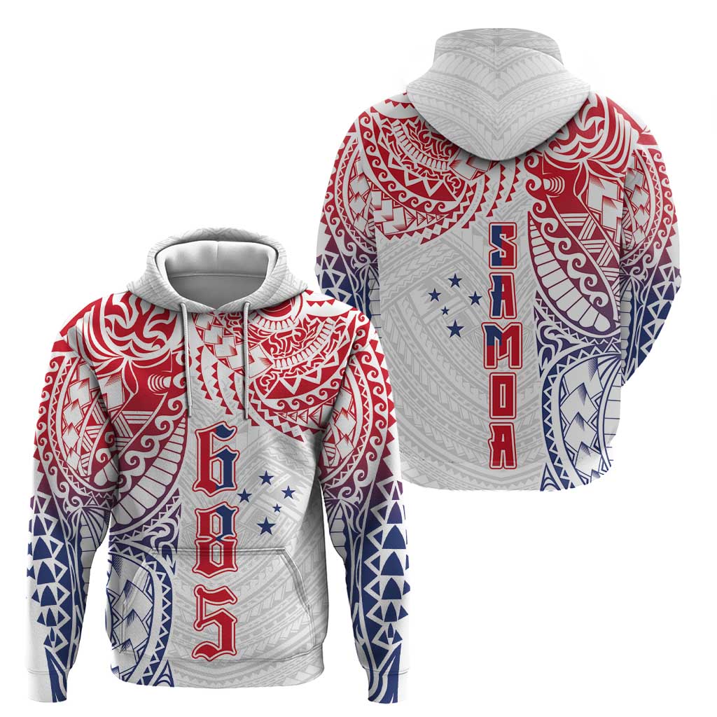 Samoa 685 Art Traditional Tattoo Pattern Hoodie Gradient Color LT03 - Polynesian Pride