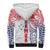 Samoa 685 Art Traditional Tattoo Pattern Sherpa Hoodie Gradient Color