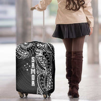 Samoa 685 Art Traditional Tattoo Pattern Luggage Cover Black Color