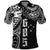 Samoa 685 Art Traditional Tattoo Pattern Polo Shirt Black Color