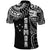 Samoa 685 Art Traditional Tattoo Pattern Polo Shirt Black Color