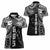 Samoa 685 Art Traditional Tattoo Pattern Women Polo Shirt Black Color