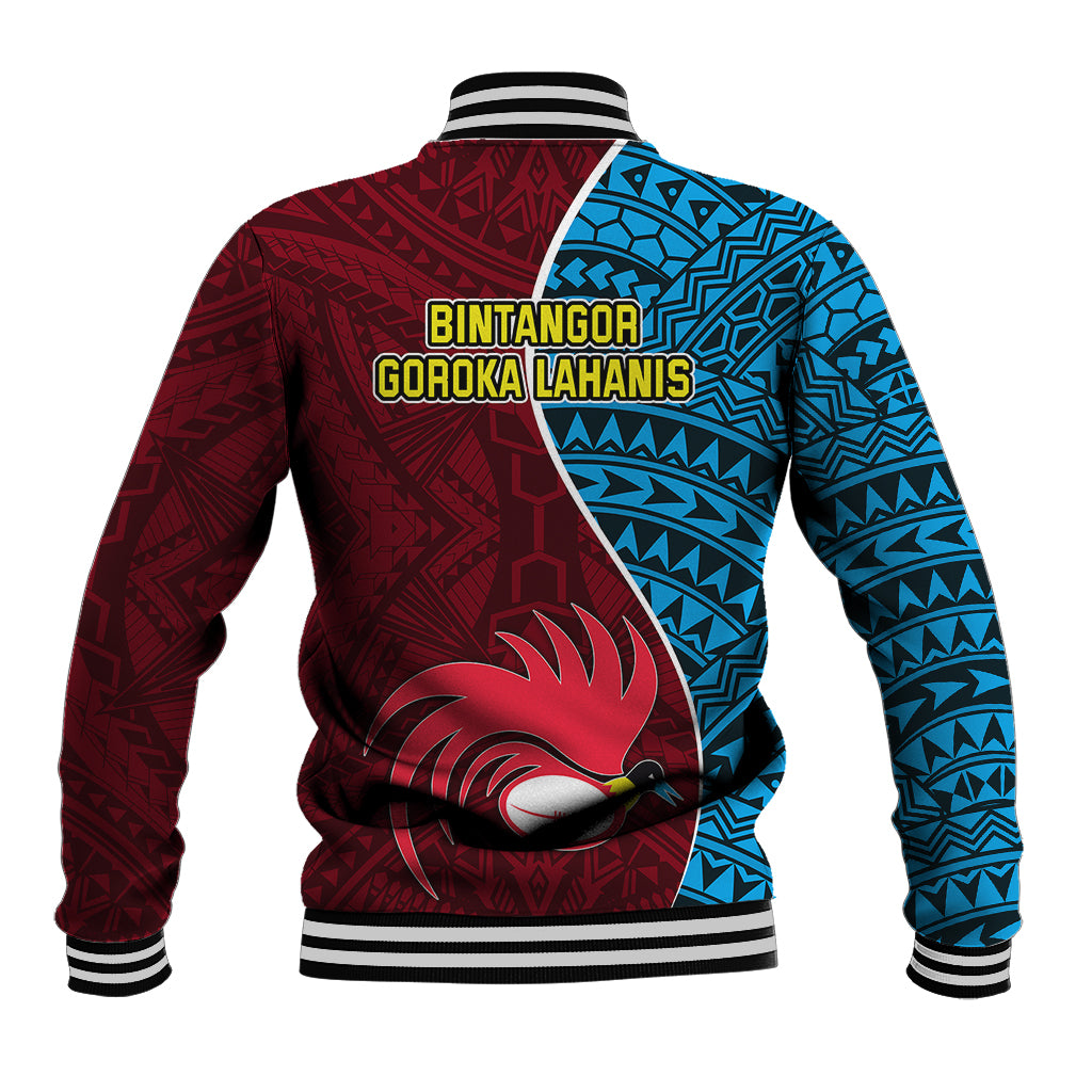 Bintangor Goroka Lahanis Rugby Baseball Jacket Papua New Guinea Polynesian Tattoo LT03 - Polynesian Pride