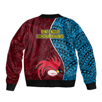 Bintangor Goroka Lahanis Rugby Bomber Jacket Papua New Guinea Polynesian Tattoo LT03 - Polynesian Pride