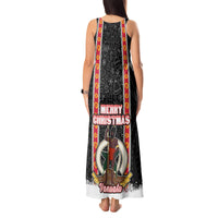 Vanuatu Christmas Tank Maxi Dress Polynesian Tribal Snow Style LT03 - Polynesian Pride