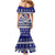 Samoa Christmas Mermaid Dress The Santa Coat of Arms with Samoa Bracelet Pattern LT03 - Polynesian Pride