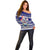 Samoa Christmas Off Shoulder Sweater The Santa Coat of Arms with Samoa Bracelet Pattern LT03 - Polynesian Pride