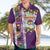 New Zealand Merry Christmas Hawaiian Shirt Maori Animals, Koru Tattoo - Purple Xmas Style