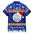 Marshall Islands Christmas Hawaiian Shirt Santa Claus and Coat of Arms Mix Polynesian Xmas Style LT03 - Polynesian Pride