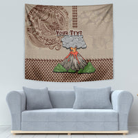 Aloha Volcano Custom Tapestry Mix Hawaiian Kakau Tribal LT03 - Polynesian Pride