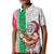 Hawaii Mele Kalikimaka Kid Polo Shirt Santa Playing Ukele Mix Kakau Pattern Xmas Style LT03 Kid Red - Polynesian Pride